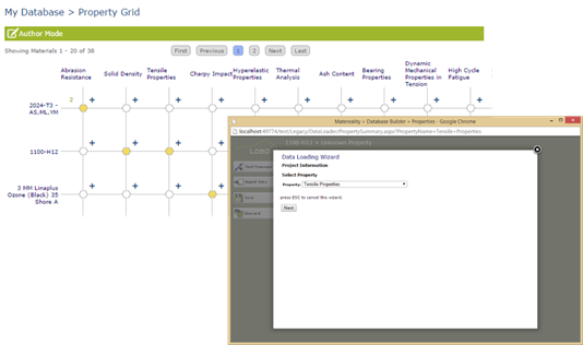 Property Grid Author Mode